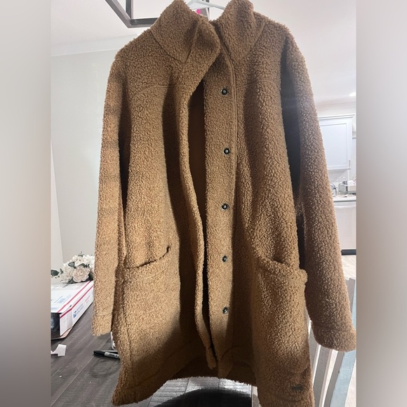 Natural Reflections Tan Sherpa Jacket - Picture 2 of 4